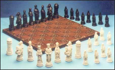 Decorative Camelot Chess Set